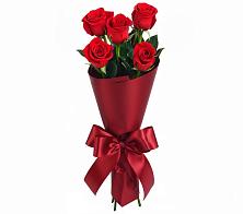 Букет 5 Красных роз Эдлесс Лав в Урени