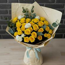 Букет цветов из:  Розы #REPLACE_PRED# Урени