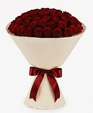 Букет 101 Бордовая роза Блэк Бакарра в Урени