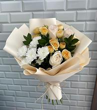 Букет цветов из:  Розы и Хризантемы в Урени