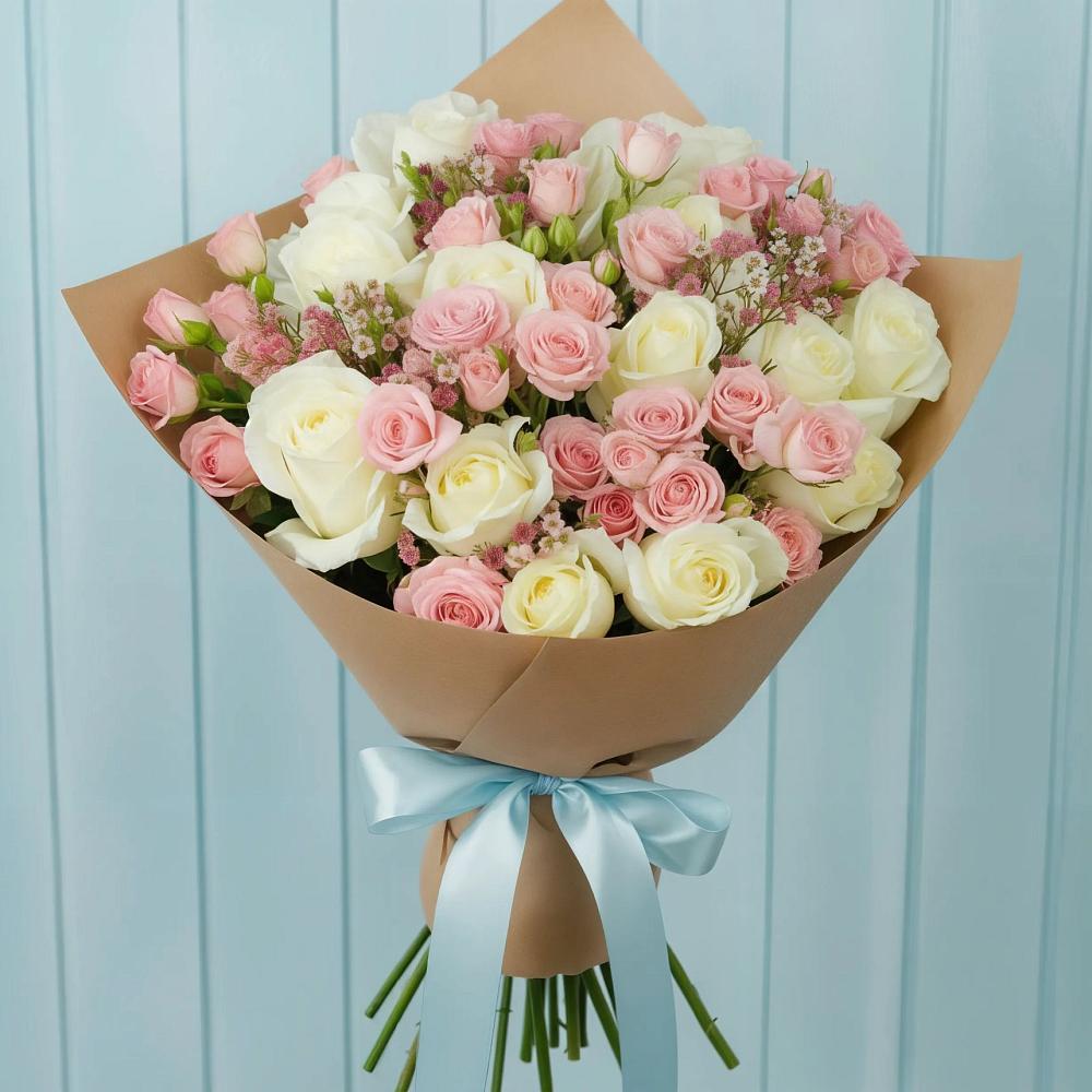 Букет цветов из: Розы в Урени