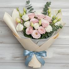 Букет цветов из:  Лизиантусы в Урени