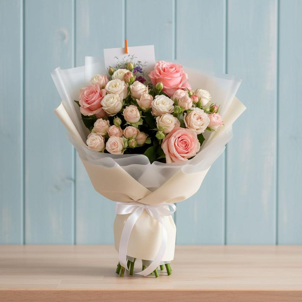 Букет цветов из: Розы в Урени