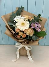 Букет цветов из:  Герберы и Хризантемы в Урени