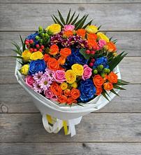 Букет цветов из:  Розы и Хризантемы в Урени