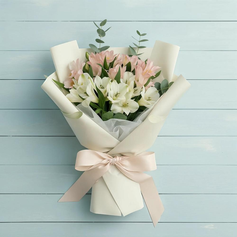 Букет цветов из: Альстромерии в Урени